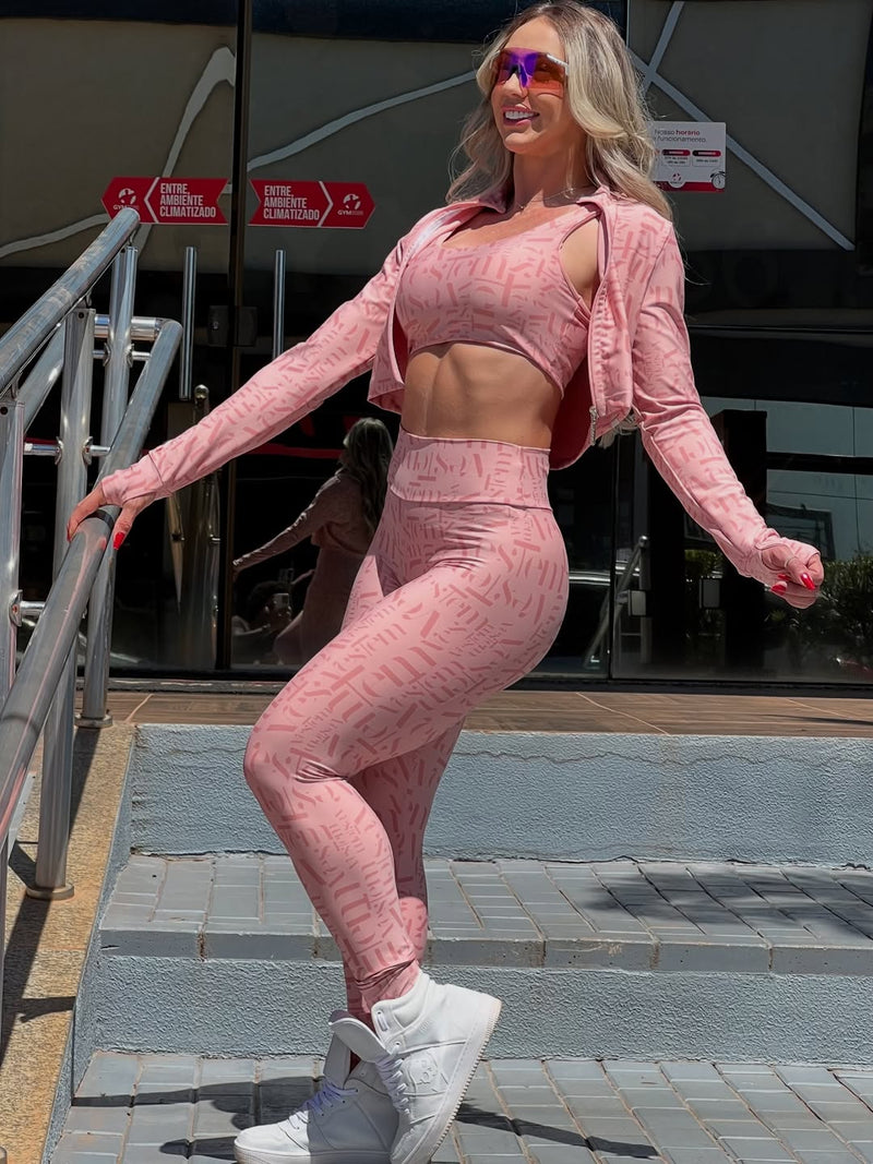 CONJUNTO CALÇA LEGGING + BLUSA