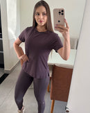 CONJUNTO CALÇA LEGGING + BLUSINHA